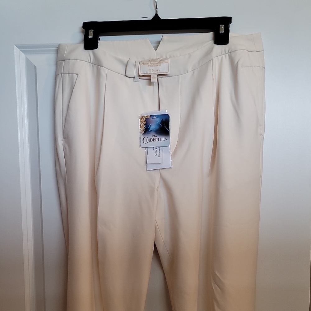 Cream Suit Pants
